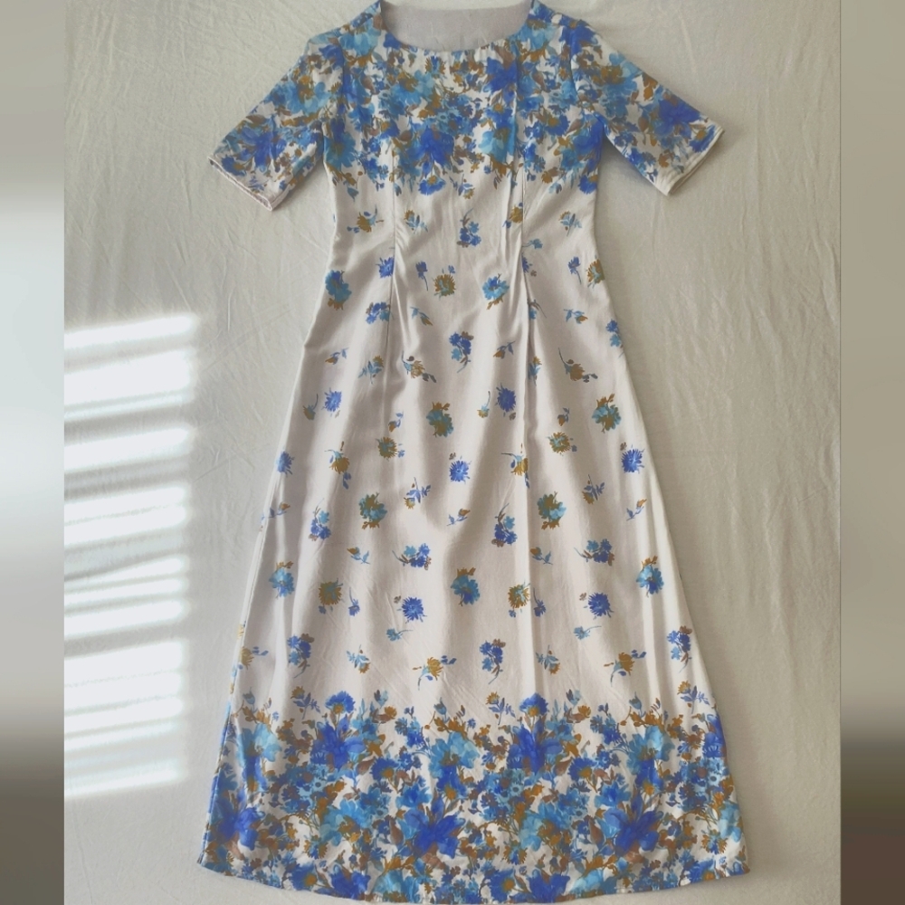 Homemade Sheath Dress Poly-cotton Sz. 9 (8-10)